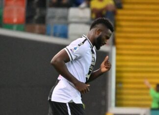 Udinese terminates Isaac Success contract