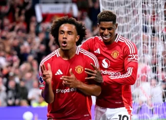 Joshua Zirkzee nets Man United solitary goal in EPL opener