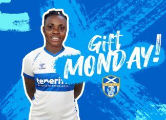 Monday Gift, Super Falcons forward, extends contract with UD Tenerife