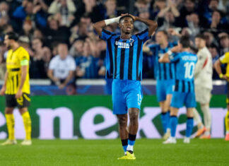 Ralph Onyedika, Super Eagles defender, sent off against Sporting Charleroi