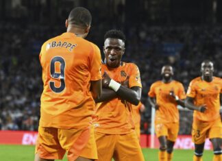 Vinicius Jr, Mbappé goals for Real Madrid edge Sociedad