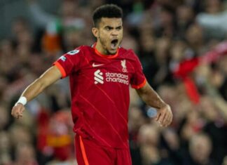 Premier League: Diaz shoots Liverpool to the summit as Palace holds United