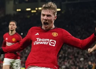 EPL Round-up: Hojlund eases pressure on Ten Haag, as Vardy, Ayew earn Leicester City away win