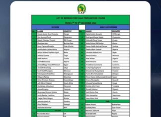 2024 CHAN: Two Nigeria officials makes CAF preparatory course