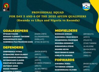 2025 AFCON Qualifier: Rwanda unveil killer squad for Super Eagles