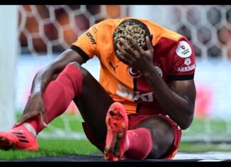 Osimhen out for 2 weeks due to injury