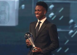 Vinicius Jr wins FIFA World Player of the Year