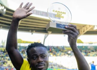 Super Eagles winger wins Player Of The Month in France