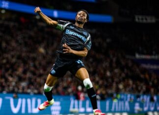 Nathan Tella scores 10th goal for Leverkusen in dominant win over Frankfurt