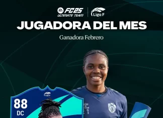 Super Falcons’ Monday Gift wins Spanish Iberdrola player of the month award