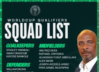 FULL LIST: Musa out as Chelle names Ekong, Lookman, Osimhen, 20 others for Rwanda, Zimbabwe games