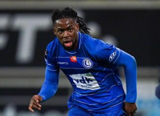 2026 WCq: Gent defender replaces injured attacker in Super Eagles squad