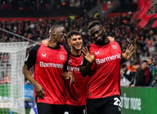 Bundesliga: Super Eagles striker Boniface scores 8th Goal in Leverkusen victory