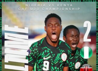 Egypt 2025: Flying Eagles advance to quarterfinals after 2-2 draw with Kenya