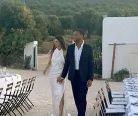 Super Eagles star Cyriel Dessers ties the knot in Italy