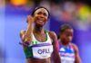 Diamond League: Favour Ofili finishes third in Lausanne