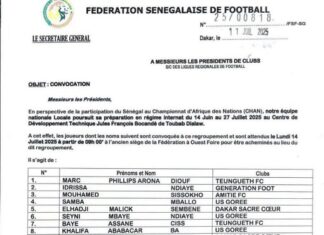 CHAN 2024: Senegal unveils strong squad to face Nigeria