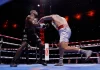 Anthony Joshua recovers from early knockdowns to knock out Kristian Prenga