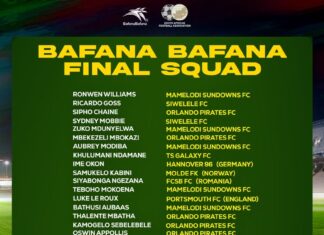 2026 WCQ: Broos unveils final Bafana Bafana squad for Nigeria showdown