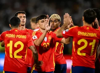 FIFA Ranking: Spain maintain top spot to end the year as Super Eagles remain 5th In Africa