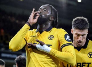 Arokodare nets first EPL Goal in Wolves defeat to Arsenal