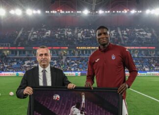 Super Eagles forward Onuachu wins Turkey goal of the month