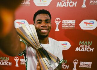 2025 AFCON: Onyedika wins man of the match award