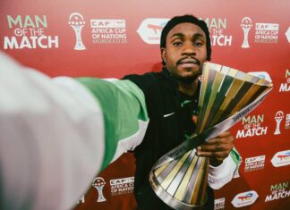 2025 AFCON: Lookman clinches man of the match award
