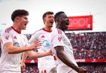 Akor Adams nets 7th goal of the season against Rayo Vallecano