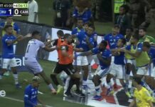 Atletico Mineiro vs Cruzeiro clash descends to absolute chaos as 23 players sent off