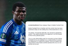 Former NPFL star Daga to serve jail term in Norway