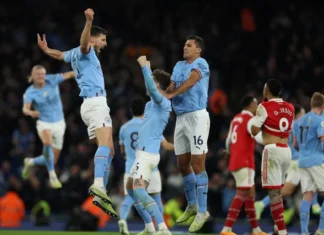 EPL: Manchester City edge Arsenal at Etihad to reignite title race