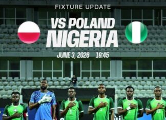 Super Eagles set for tough European tests as they face Poland and Portugal in June friendlies
