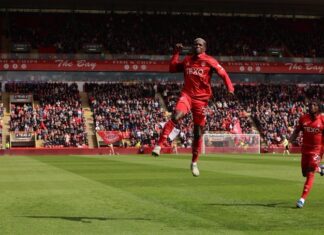 Aremu strike boosts Aberdeen survival hopes