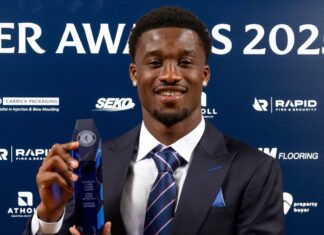 Super Eagles defender Fernandez wins Rangers player of the year award