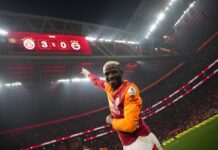 Osimhen on target as Galatasaray thrash Fenerbahce in title push