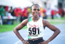 Amusan sets season’s best, finishes third at Diamond League