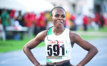 Amusan sets season’s best, finishes third at Diamond League