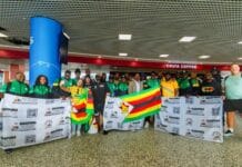 Zimbabwe Warriors touch down in England ahead of Unity Cup semi-final clash with Super Eagles
