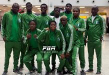 Team Nigeria arrives Accra for friendly tournament ahead of commonwealth games