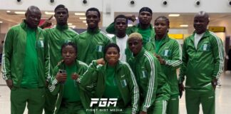 Team Nigeria arrives Accra for friendly tournament ahead of commonwealth games