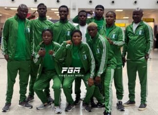 Team Nigeria arrives Accra for friendly tournament ahead of commonwealth games