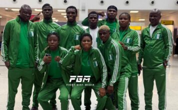 Team Nigeria arrives Accra for friendly tournament ahead of commonwealth games