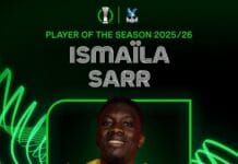 Sarr named UEFA Conference League player of the season