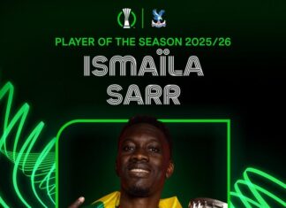Sarr named UEFA Conference League player of the season