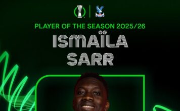 Sarr named UEFA Conference League player of the season