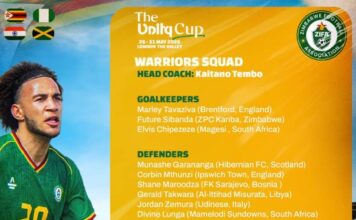 Unity Cup: Zimbabwe unveils strong squad