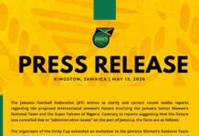 Int’l Friendly: Jamaica Football Federation explains cancellation if Super Falcons clash