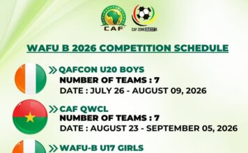 Nigeria to host African Schools Championship as WAFU B unveils 2026 calendar