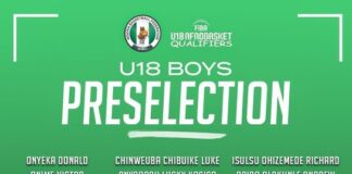 NBBF opens U-18 boys pre-selection camp ahead of FIBA Africa zone 3 qualifiers